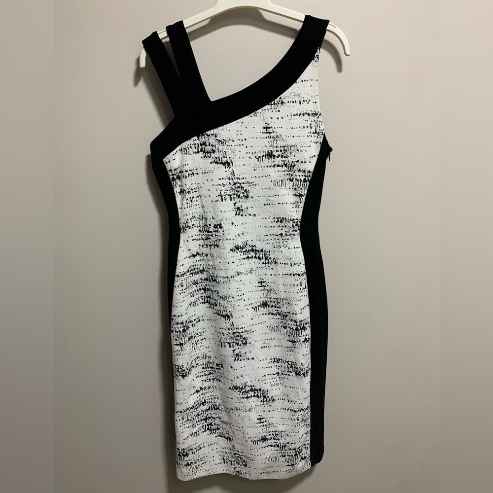 Joseph Ribkoff Elegant Black and White Women's Dress